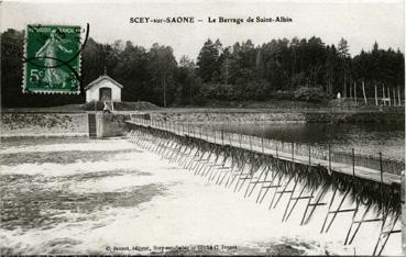 Iconographie - Le barrage de Saint-Albin