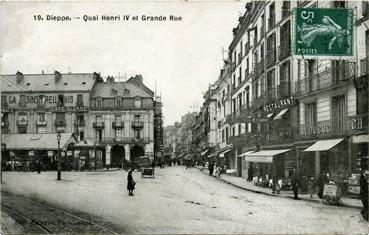 Iconographie - Quai Henri IV et Grande Rue
