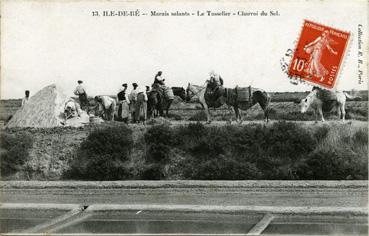 Iconographie - Marais salants - Le tasselier - Charroi du sel