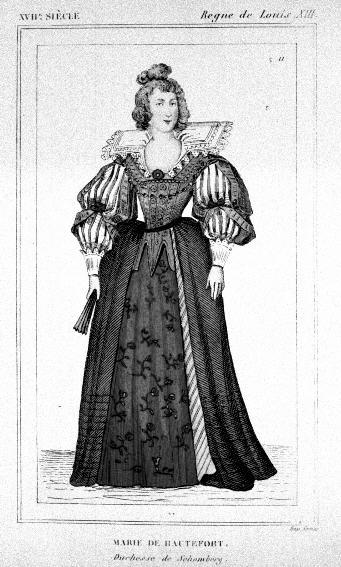 Iconographie - Marie de Hautefort, Duchesse de Schemberg