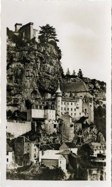 Iconographie - Le rocher vu de la route de Cahors