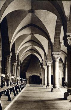 Iconographie - Abbaye de Solesme - Le réfectoire, 1896