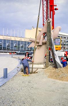 Iconographie - Réinstallation de l'oeuvre Jan et Joël Martel, Les oiseaux