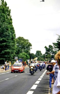 Iconographie - Passage du Tour de France cycliste