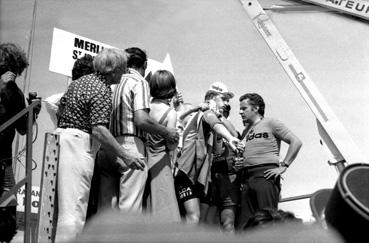 Iconographie - Arrivée du Tour de France à Merlin-Plage