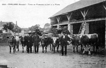 Iconographie - Types de fermiers allant à la foire