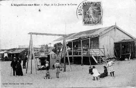 Iconographie - Plage de la Faute et le Casino