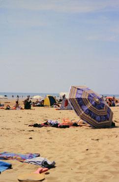 Iconographie - Le bronzage sur la plage