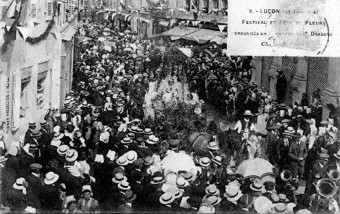 Iconographie - Festival et fête de fleurs : Char des Reines