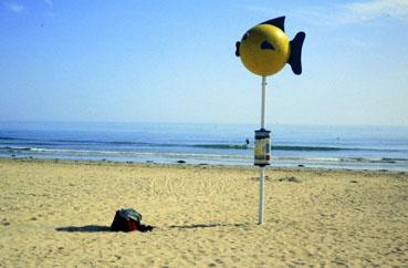 Iconographie - Point de repère sur la plage