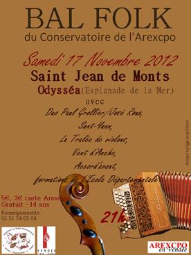 Iconographie - Affiche du Bal folk à Odysséa