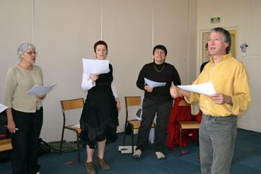 Iconographie - Stage de chant avec l'Ecole départementale de musique traditionnelle