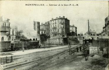 Iconographie - Intérieur de la gare P.L.-M.