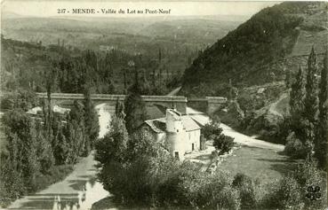 Iconographie - Vallée du Lot au Pont Neuf