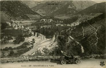 Iconographie - Vallée du Lot - Balsiège et la vallée