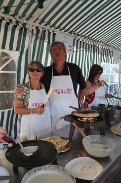 Iconographie - Feu de la Saint Jean - Cuisson des crêpes