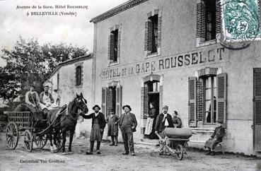 Iconographie - Avenue de la Gare, hôtel Rousselot