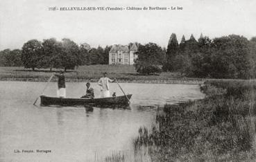 Iconographie - Château de Rortheau - Le lac