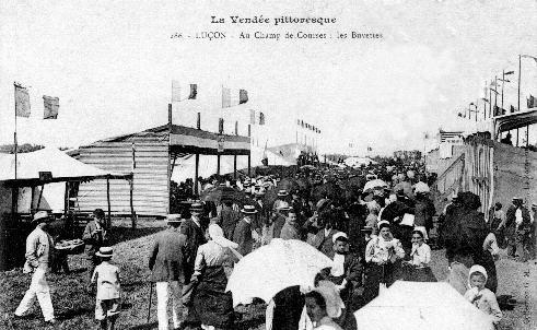 Iconographie - Au champ de courses, les buvettes