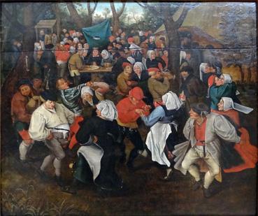Iconographie - La danse de noces, de Pieter Brueghel II