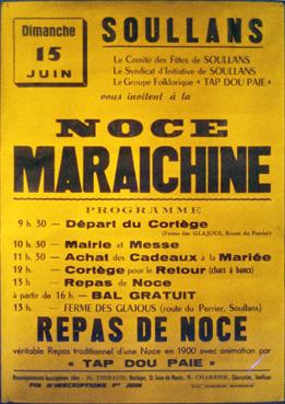 Iconographie - Reconstitution d'une noce - L'affiche