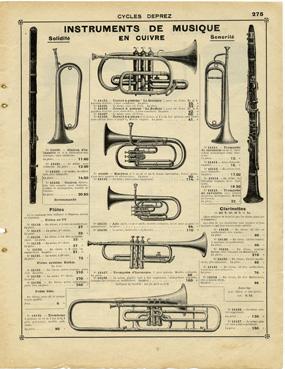 Iconographie - Catalogue Cycle Deprez - La planche cuivre et bois