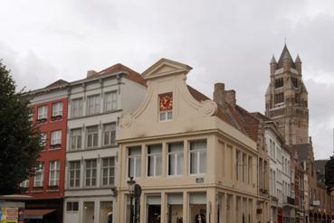 Iconographie - Brugge - Immeubles de la place Simon Stevinplein