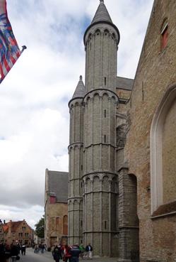 Iconographie - Brugge - Tours de l'église Notre-Dame