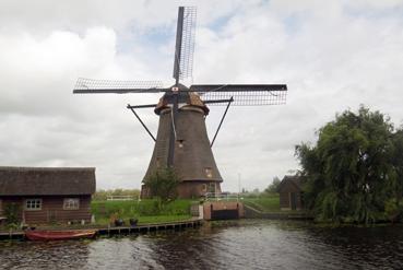 Iconographie - Kinderdijk - Moulin sur l'Overwaard