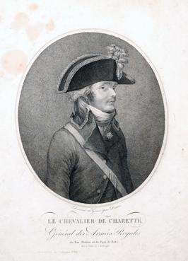 Iconographie - Le chevalier de Charette, Général des Armées Royales