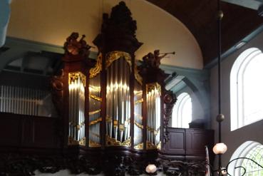 Iconographie - Amsterdam - L'église réformée anglaise - L'orgue