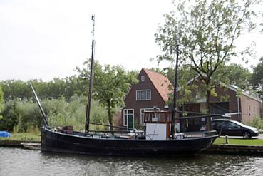 Iconographie - Edam - Bateau voilier amaré