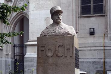 Iconographie - Bruxelles - Buste de Foch