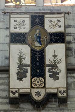 Iconographie - Bruxelles - La cathédrale Saint-Michel - Une bannière