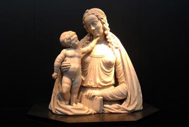 Iconographie - Bruxelles - La cathédrale Saint-Michel - Vierge et enfant
