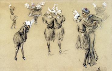 Iconographie - Les danseurs sablais, d'André Astoul