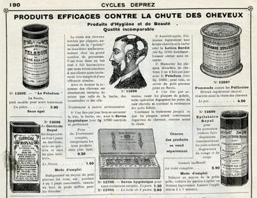 Iconographie - Produits pour la chute des cheveux