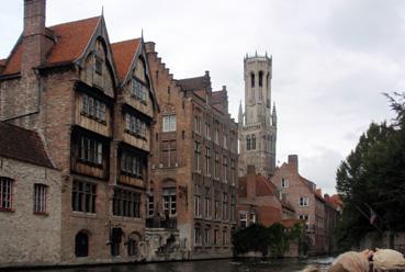 Iconographie - Brugge - Façade de l'hôtel Relais Bourgendisch