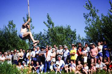 Iconographie - Saut du canal à la ningle aux Olympiades maraîchines