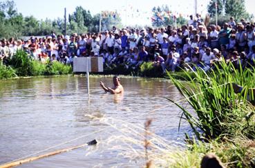 Iconographie - Saut du canal à la ningle aux Olympiades maraîchines