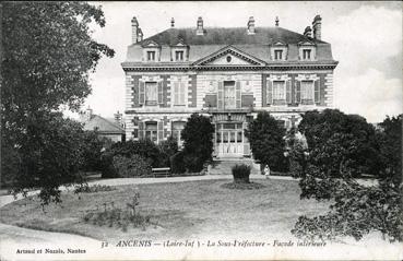 Iconographie - La sous-préfecture - Façade intérieure