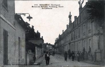 Iconographie - Maison de retraite, faubourg, route de libourne