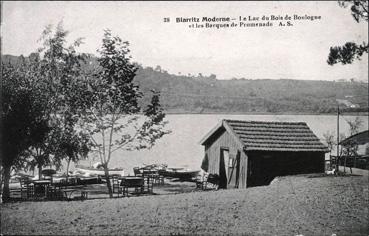 Iconographie - Le lac du Bois de Boulogne et les barques promenades