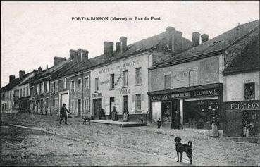 Iconographie - Port-à-Binson - Rue du Pont