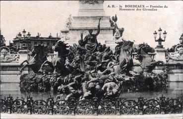 Iconographie - Fontaine du monument des Girondins