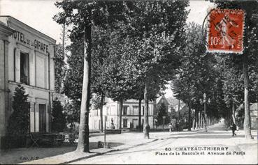 Iconographie - Place de la Bascule et avenue de Paris