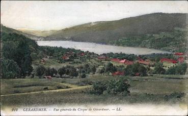 Iconographie - Vue générale du cirque de Gérardmer