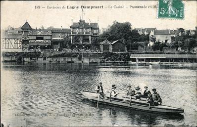 Iconographie - Lagny - Le casino - Promenade