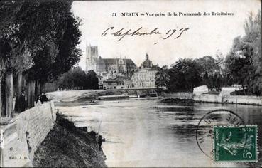 Iconographie - Vue prise de la promenade des Trinitaires