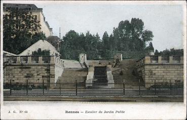 Iconographie - Escalier du jardin public